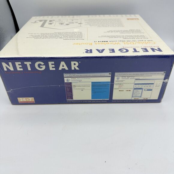 NEW SEALED Netgear MR814 V2 11 Mbps 4-Port 10/100 Wireless B Router *READ* - Picture 4 of 7
